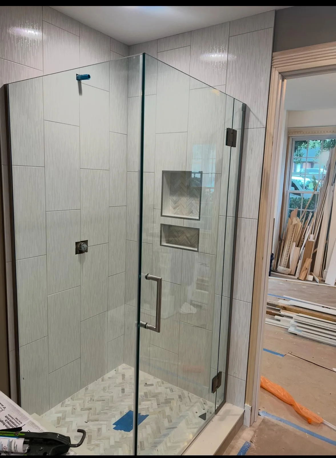 USA Top Glass installation