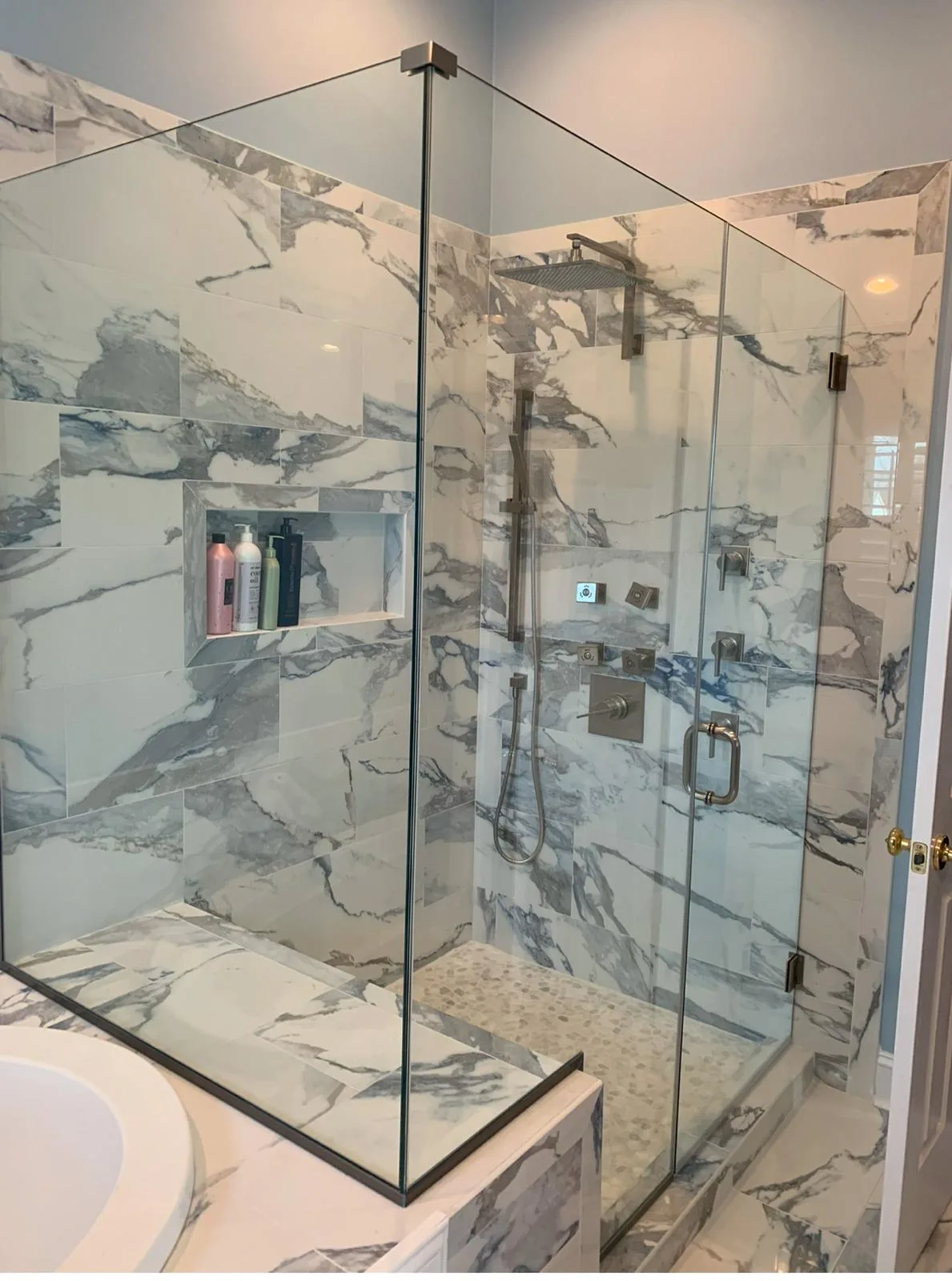 Glass installation project