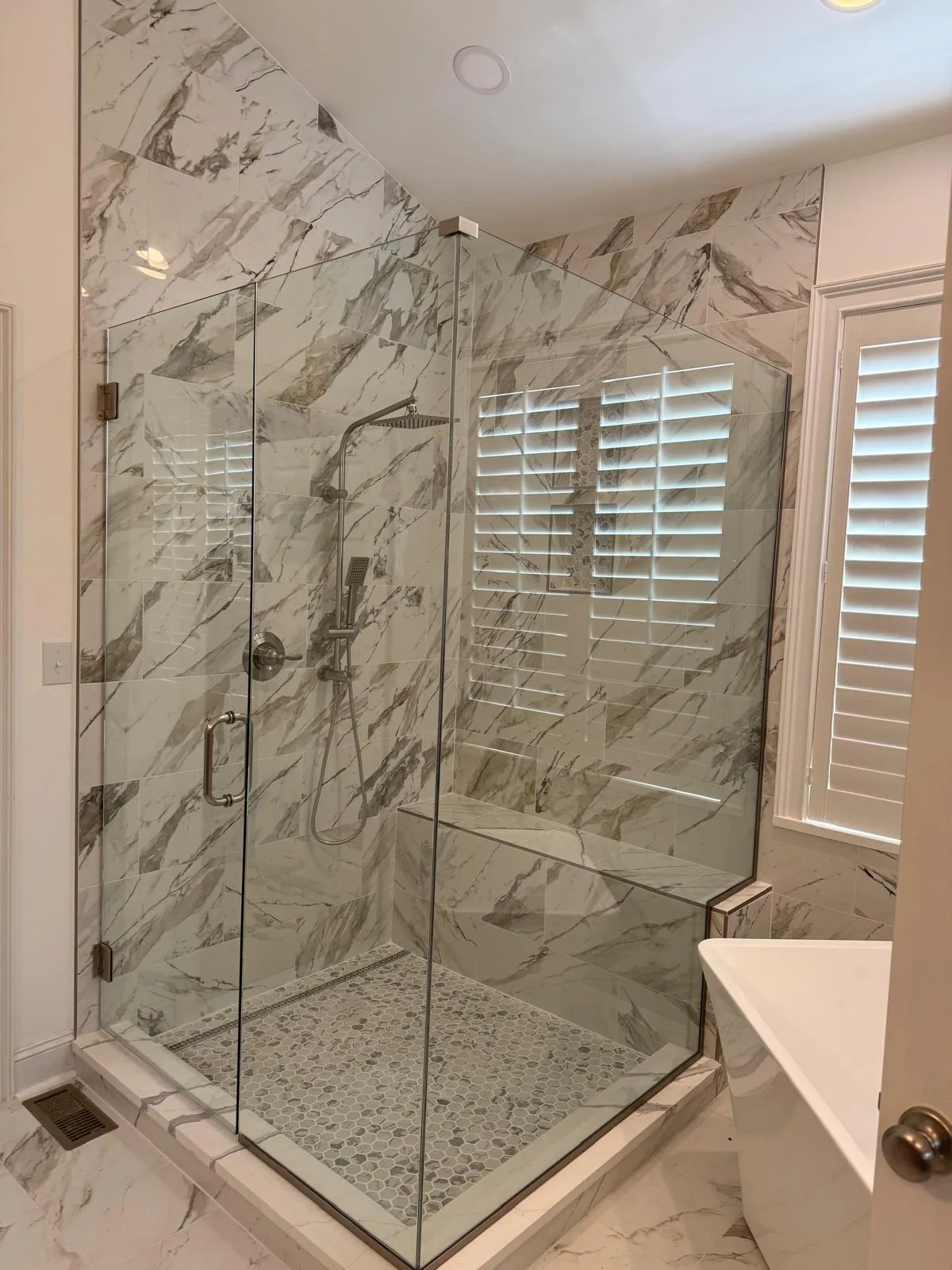 Glass installation project