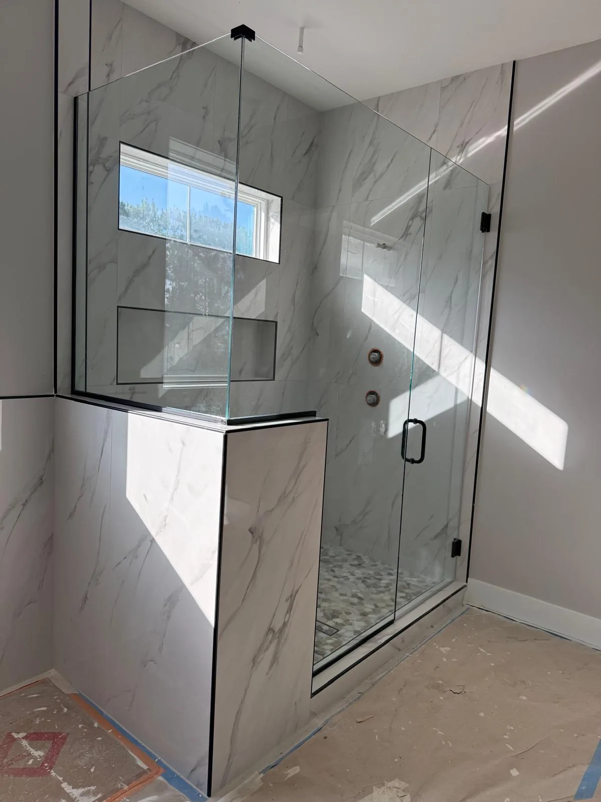 Glass installation project