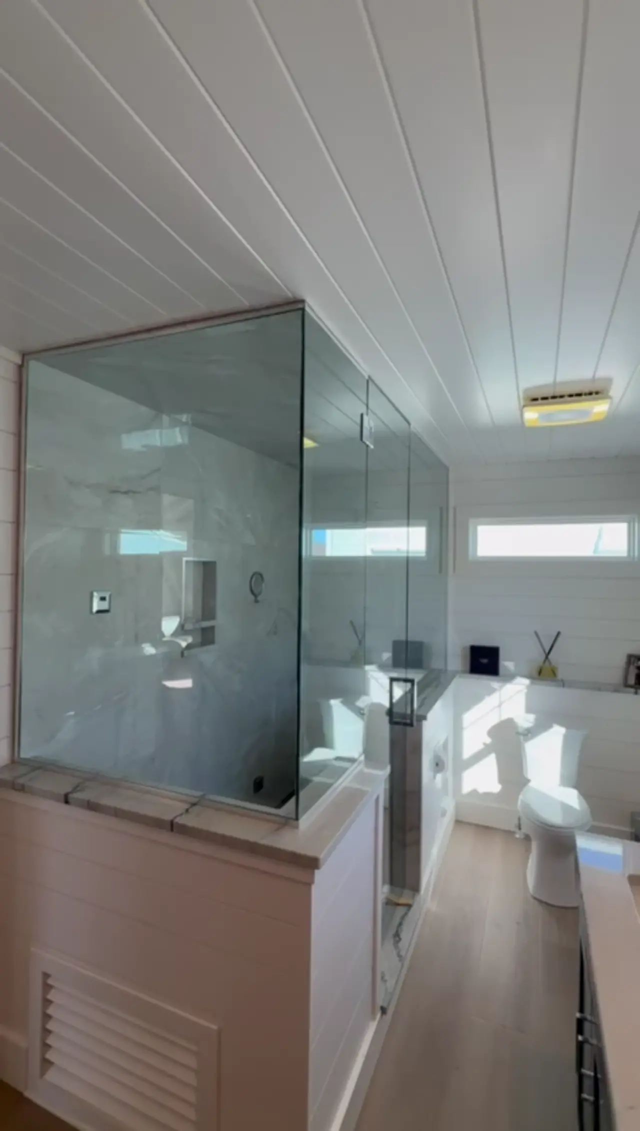 Glass installation project